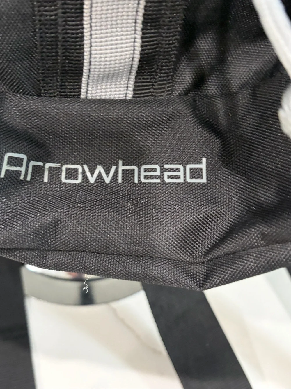 Arrow Black Outdoor Hiking Backpack with Gray Accents